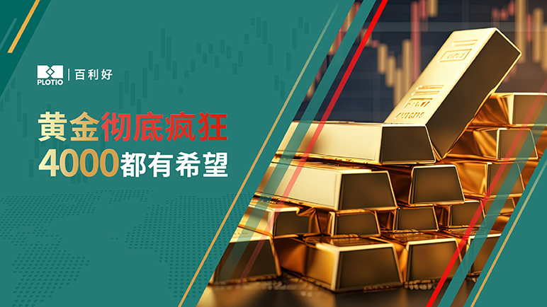 【热点追踪】黄金彻底疯狂 4000都有希望 - 百利好环球
